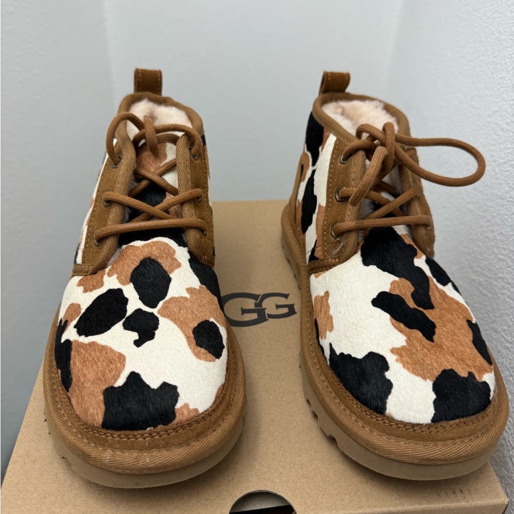 Cow print UGGS
